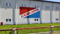 2021 may 06 corona logo on building
