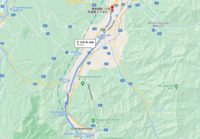 Walk 18kmfrom Hirokawa Hotelto 龍氣別館（六日町温泉 ビジネスホテル・日帰り温泉）