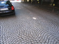 Bergen, Norway cobblestones