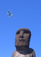 Francois over moai