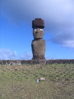 Moai with eyes