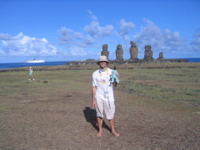 me, Francois, 4.5 moai