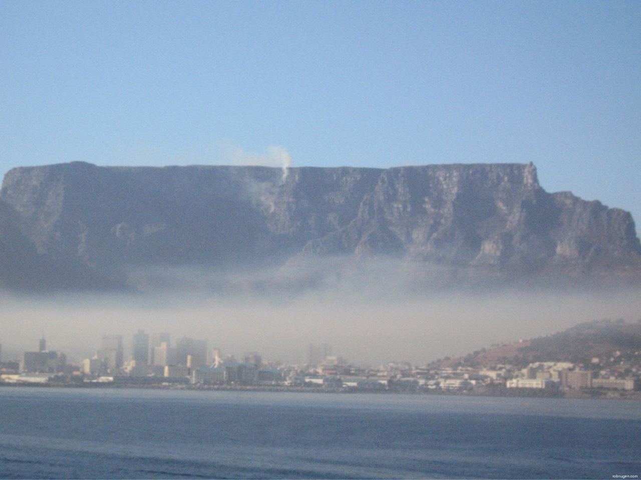 Table Mountain fire