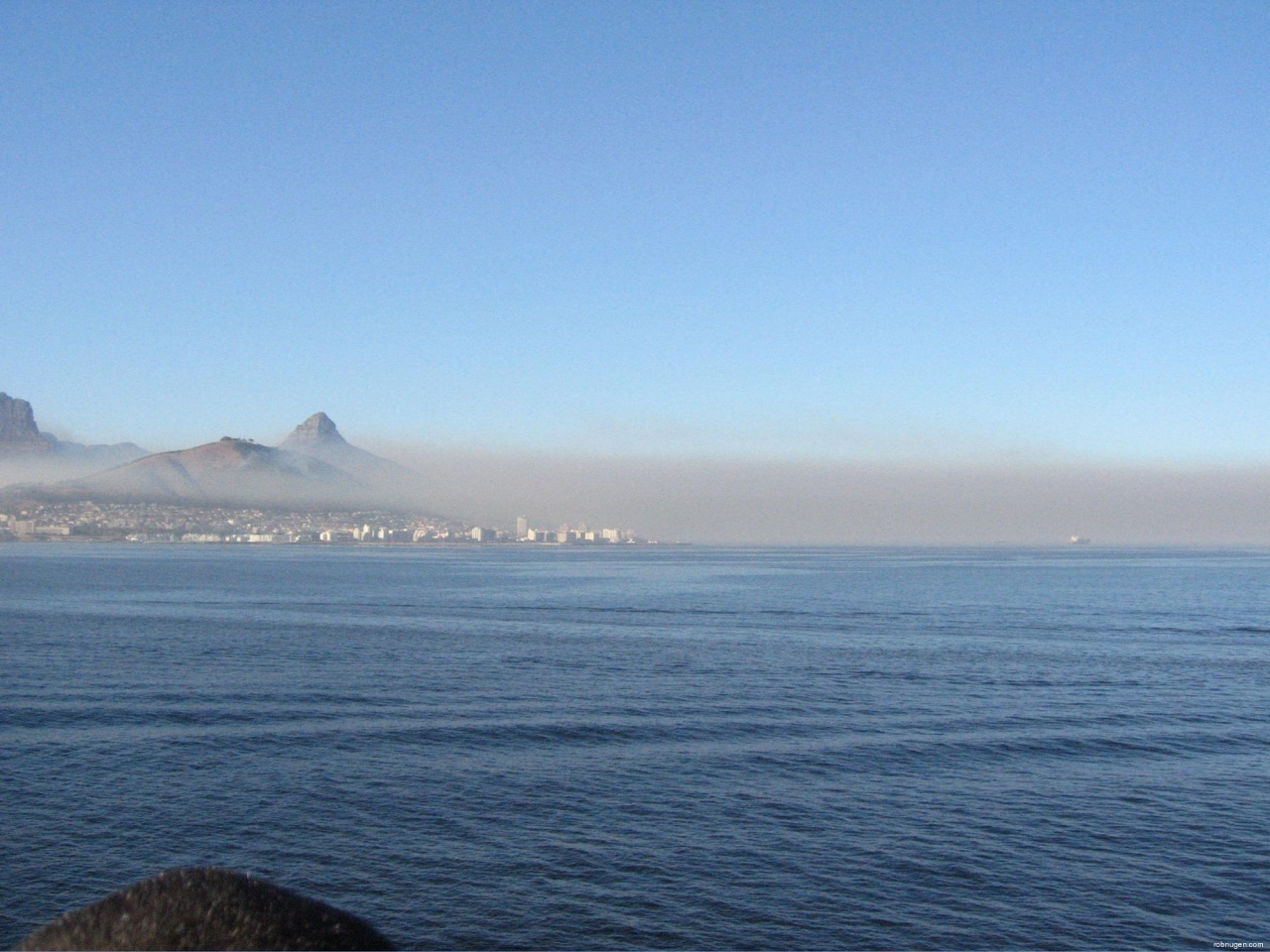 smoke from Cape Town fires