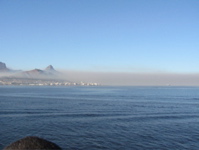 smoke from Cape Town fires