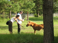 Ami feeds Misha - 3