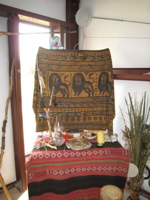 Francois on altar