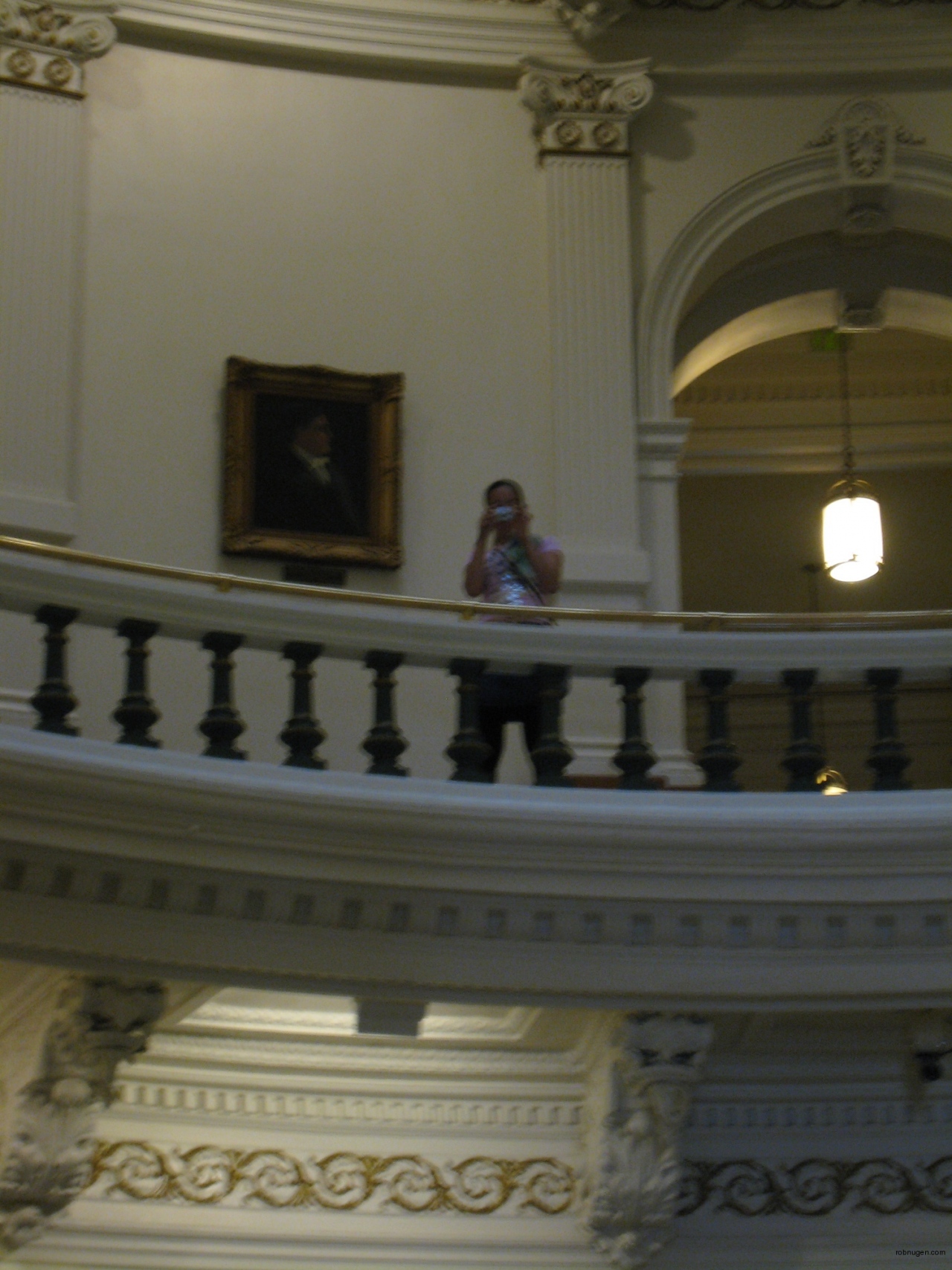 Francois and Ami up in Texas Capitol - 2