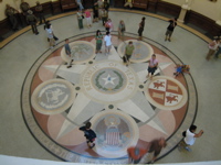 Ami and Francois floor of Texas Capitol - 4