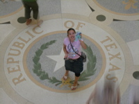Ami and Francois in the center of Texas