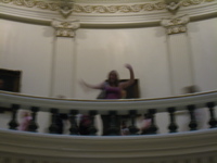 Colleenie Beanie up in Texas Capitol - 2