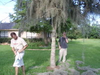 Rob and Fred with spanish moss