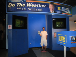 Francois and Rob at weather center