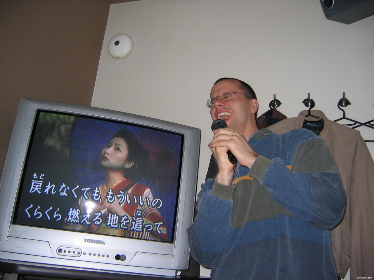 me at Karaoke