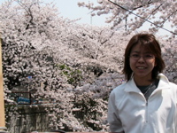 Ayana in Nakameguro, 8 April 2005