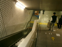 single escalator