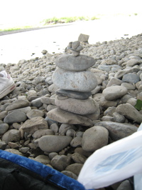 stacking rocks - 1