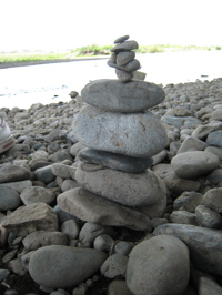 stacking rocks - 3