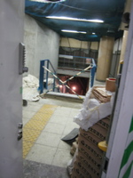 construction area for new subway line near Shibuya