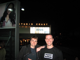 Preston and Rob after NIN concert at Studio Coast