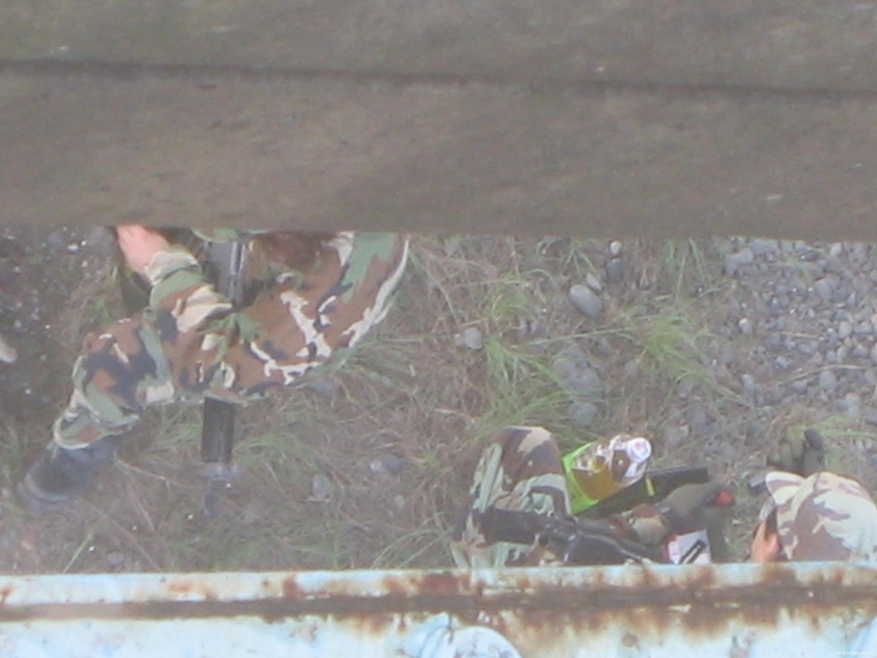 toy soldiers under bridge - 4