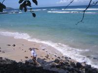 Rob leaving beautiful Bali coast