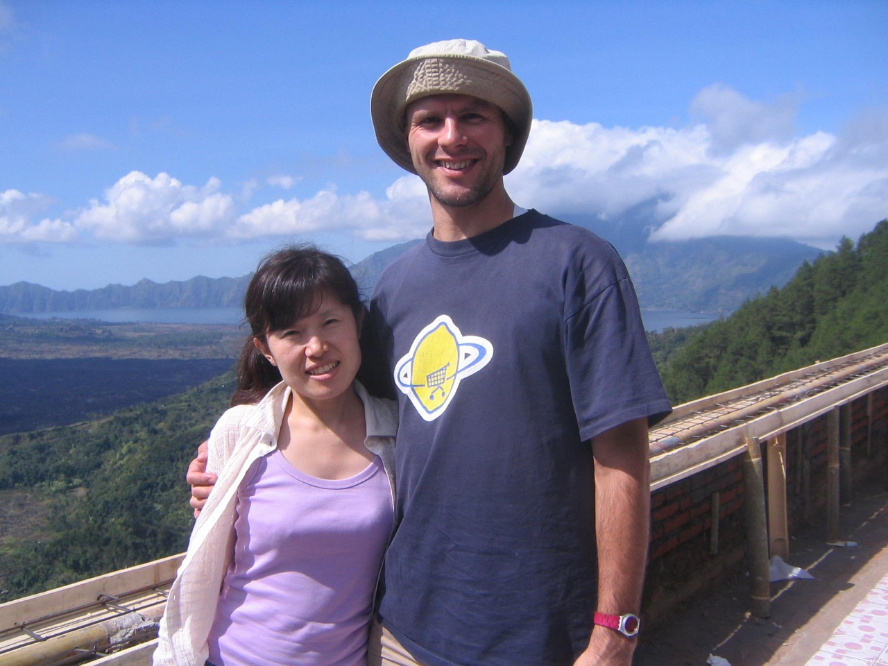 Hitomi and Rob at Kintamani