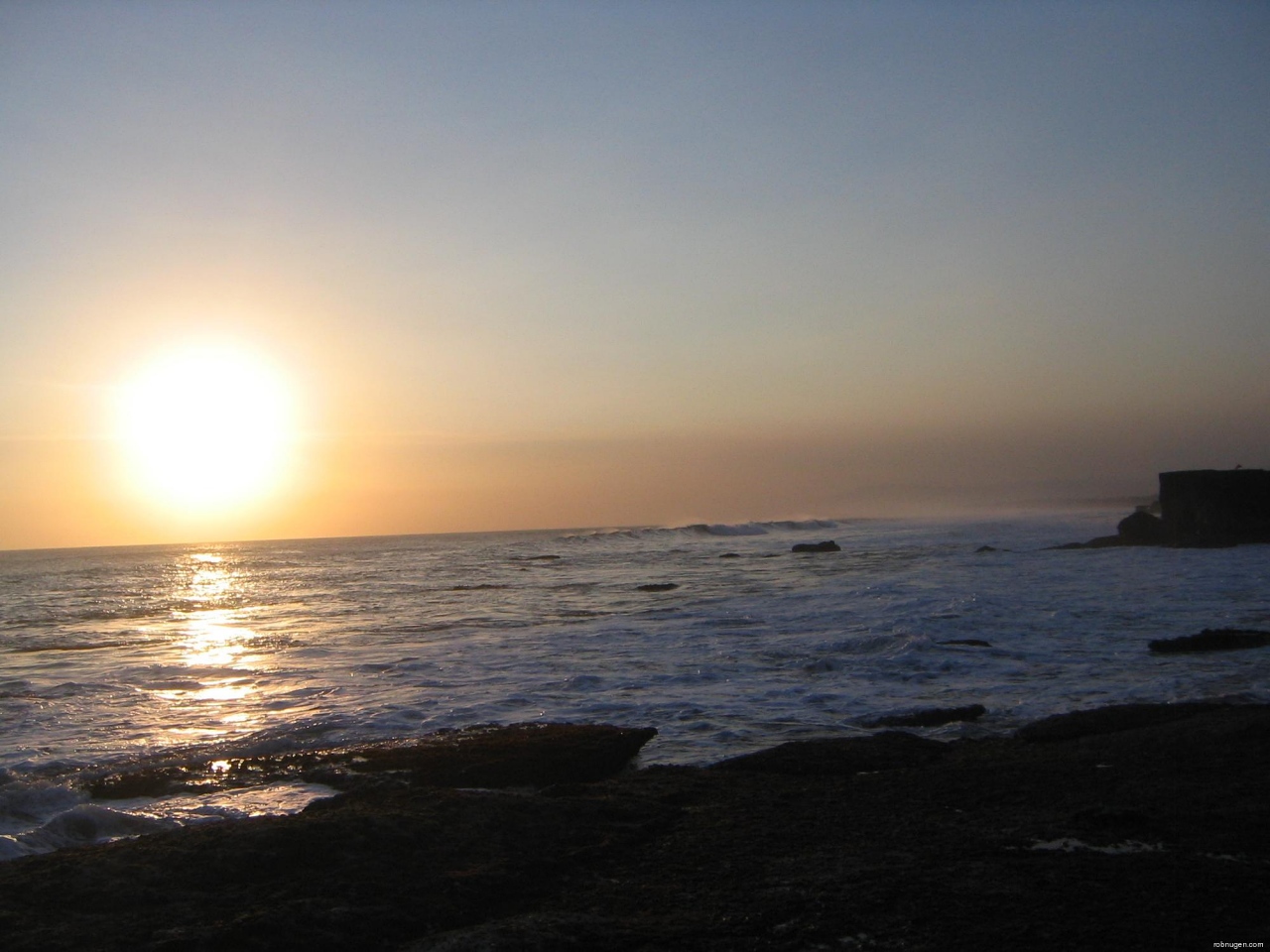lot of waves at Tanah Lot - 12