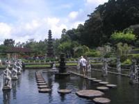 Rob walking at water palace